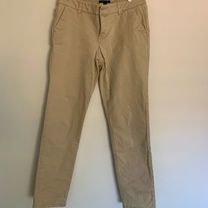 Tommy Hilfiger long pants, Stretch Slim Chino; size 6, beige